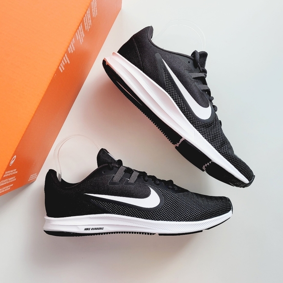 Nike Shoes - Nike Downshifter 9 Wide Black/White-Anthracite